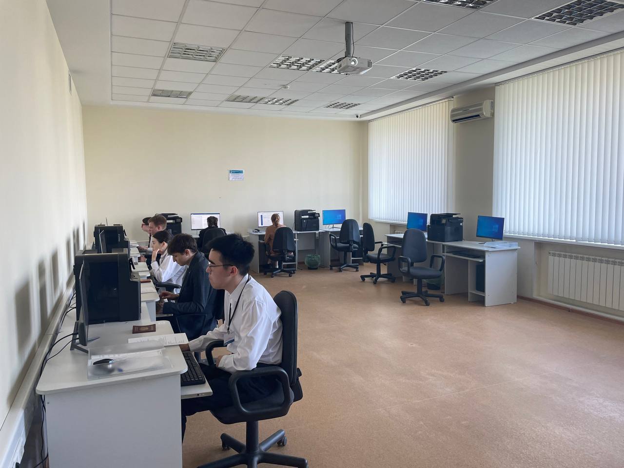 Демонстрационный экзамен в Омском филиале Президентской академии.
