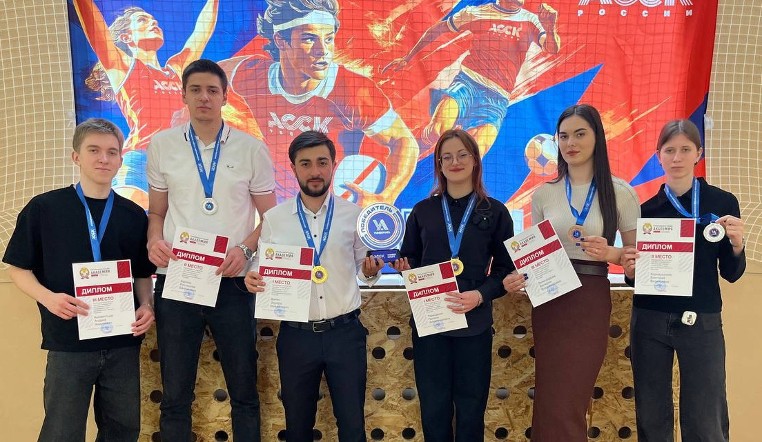 Студенты филиала - победители турнира по настольному теннису