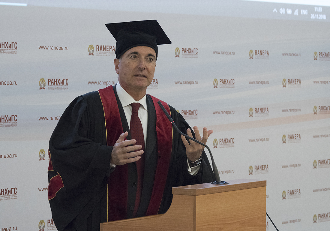 Franco Frattini becomes Doctor Honoris Causa of RANEPA