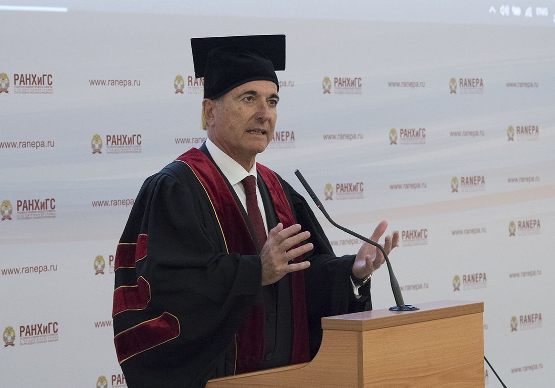 Franco Frattini becomes Doctor Honoris Causa of RANEPA