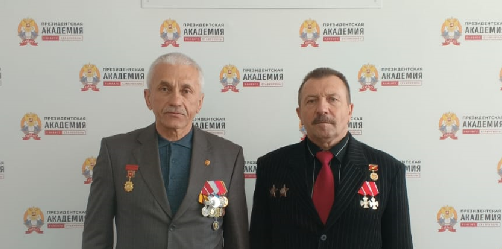 Встреча с командованием добровольческого отряда «Ставрополье»