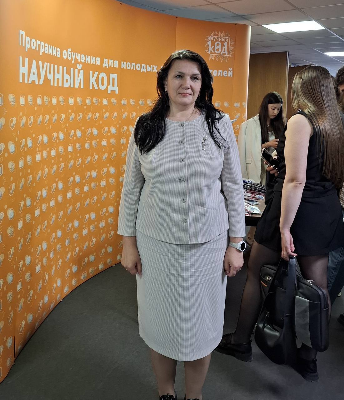Доцент кафедры менеджмента и государственного управления Татьяна Васильевна Мазанкова приняла участие в качестве наставника при подготовке студента в программе "Научный код"