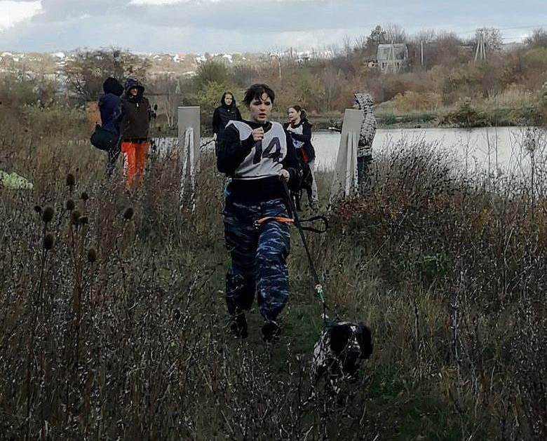 Ольга Ершова занимается каникроссом