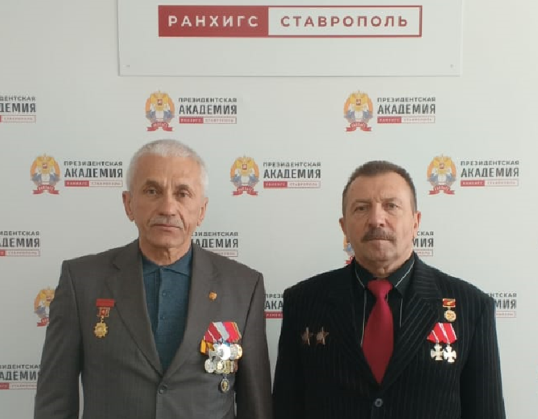 Встреча с командованием добровольческого отряда «Ставрополье»