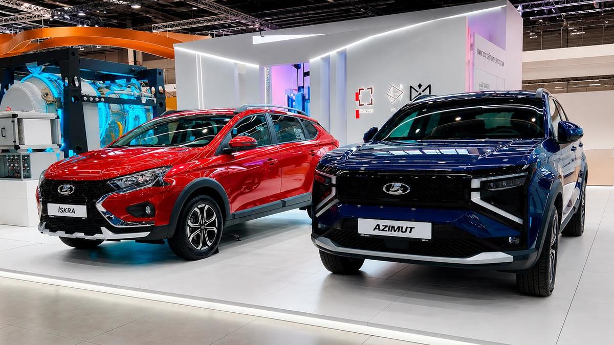LADA Azimut и LADA Iskra на выставке «Иннопром» в Екатеринбурге