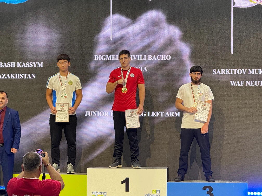 Мухаммад Саркитов - бронзовый призер  чемпионата мира по армрестлингу