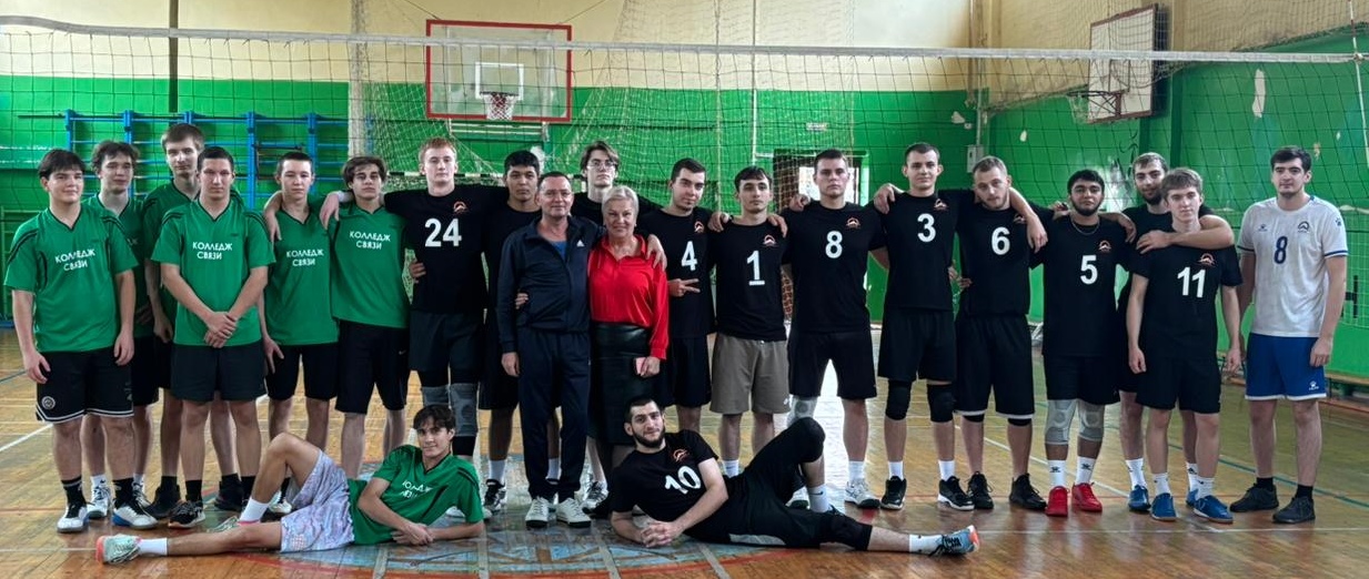 Волейболисты филиала одержали победу в товарищеском матче