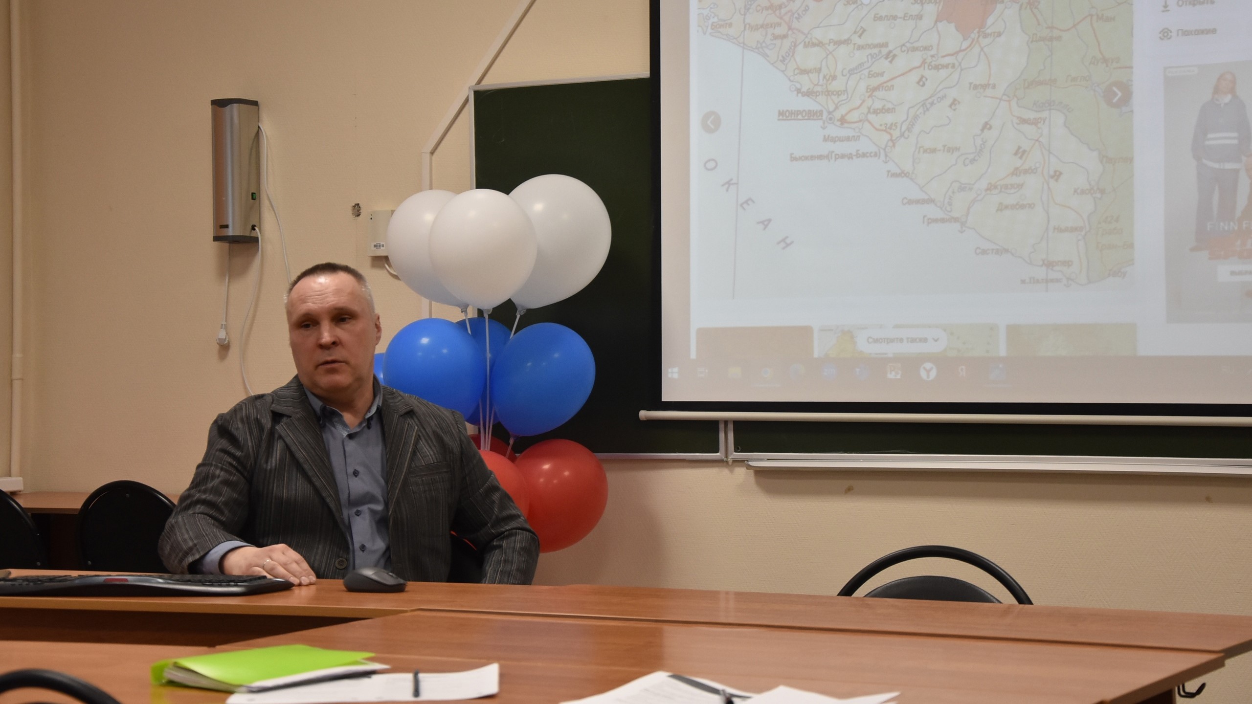Встреча студентов Президентской академии с представителем международных полицейских сил